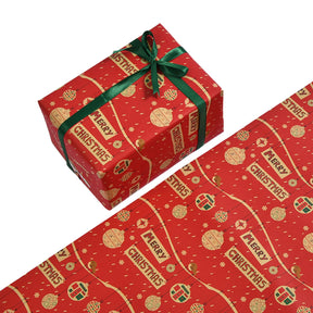 Christmas Gift Wrapping Paper Santa Claus Snowflake Pattern Gift Wrap Artware Kraft Paper Christmas Decorative Gift Packaging