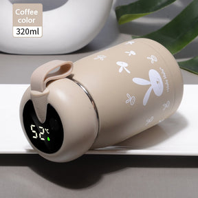 2022 Christmas Gifts Mass Portable Coffee Mugs In-Car Tea Water Thermos Bottle Smart Insulation Cup Temperature Display Vacuum Flasks