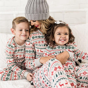 Christmas Pajamas Family Matching 2022 New Year Father Mother Kids Baby Look Clothes Set Dad Mom And Daughter Son Pyjamas Outfit