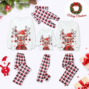 Christmas Pajamas Family Matching Set 2022 Deer Adult Kid Baby Dog Xmas Family Matching Outfits Christmas Family Pyjamas Clothes