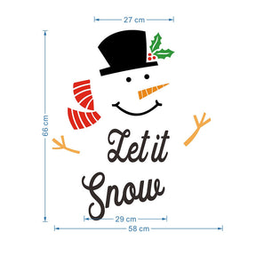 Christmas Snowman Magnetic Fridge Stickers Merry Christmas Decorations for Home 2022 Christmas Gift New Year Noel 2023 Navidad