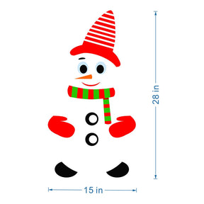 Christmas Snowman Magnetic Fridge Stickers Merry Christmas Decorations for Home 2022 Christmas Gift New Year Noel 2023 Navidad