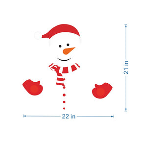 Christmas Snowman Magnetic Fridge Stickers Merry Christmas Decorations for Home 2022 Christmas Gift New Year Noel 2023 Navidad