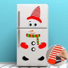 Christmas Snowman Magnetic Fridge Stickers Merry Christmas Decorations for Home 2022 Christmas Gift New Year Noel 2023 Navidad