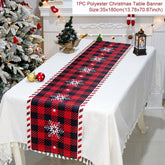 Christmas Table Runner Christmas Decoration For Home Tablecloth 2022 Navidad Noel Kerst Xmas Gifts New Year 2023 Natal