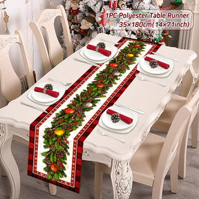 Christmas Table Runner Christmas Decoration For Home Tablecloth 2022 Navidad Noel Kerst Xmas Gifts New Year 2023 Natal