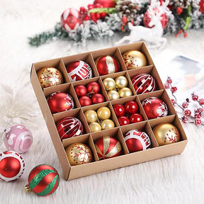 Christmas Tree Balls 42pcs 6cm Big Christmas Ball  Multicolor Ball Decorations Christmas Tree Ornaments Set for Home Party