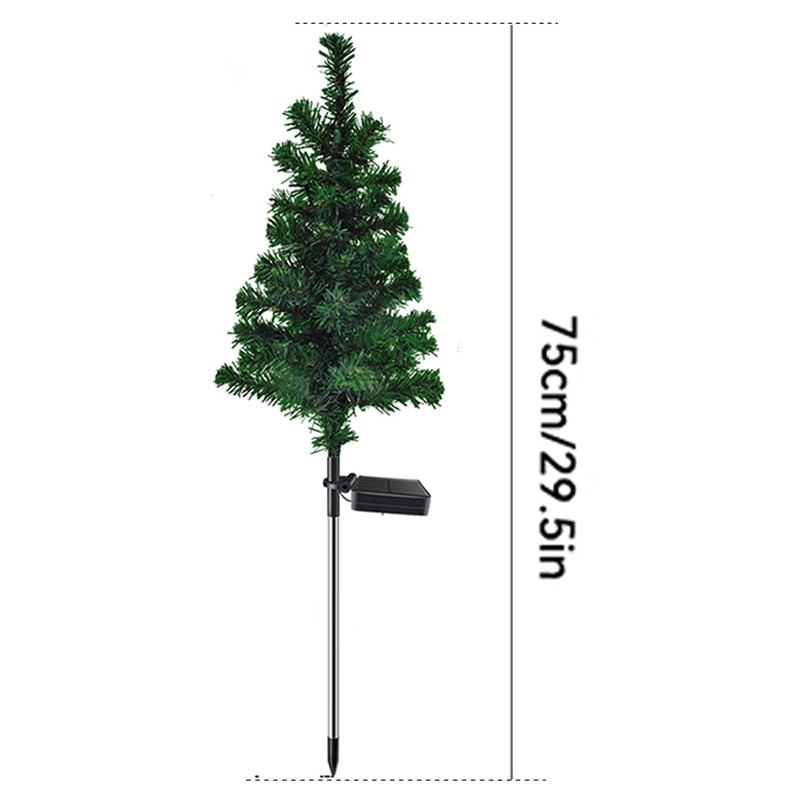 Christmas tree decorations Solar Led Light Outdoor Wall Lamp Waterproof  Sensor Garden Patio Porch New Year party Christmas Gift