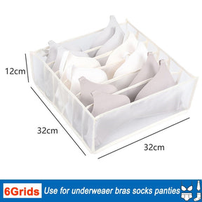 Closet Organizer Underwear Organizer For Wardrobe Clothes Organizers Cabinets Drawer Organizers Bra Socks Storage Organizer Box