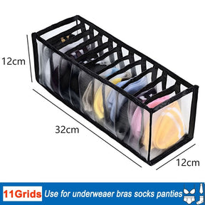 Closet Organizer Underwear Organizer For Wardrobe Clothes Organizers Cabinets Drawer Organizers Bra Socks Storage Organizer Box