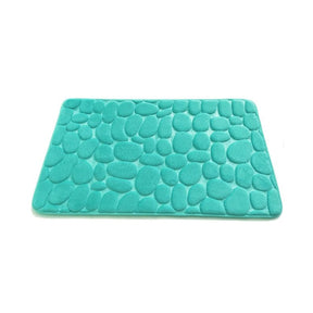 Cobblestone Embossed Bathroom Bath Mat Non-slip Carpets In Wash Basin Bathtub Side Floor Rug Shower Room Doormat Memory Foam Pad