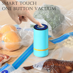 Compressed Bag Electric Pump Travel Vacuum Bag Pump Mini Vacuum Sealer Machine Space Saver for Clothes Food Organizer