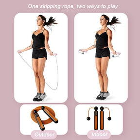 Counting Cordless Jump Rope Gym Fitness Cordless Skipping Adjustable Smart Jump Rope For Fitness Crossfit Exercise Workout Gym