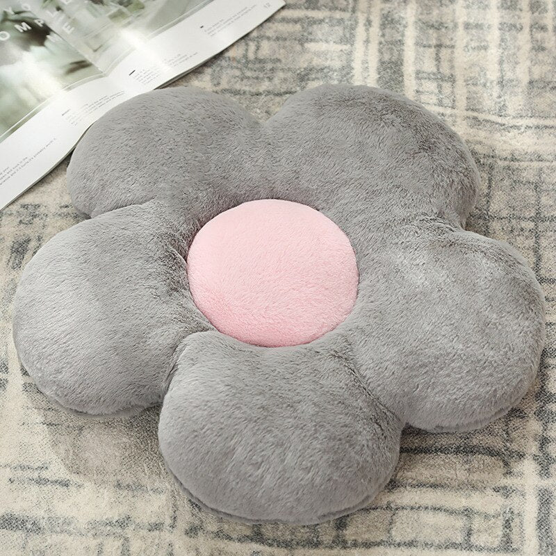 Cute Flower Plush Pillow Stuffed Soft Plant Flower Throw Pillow Cushion Home Sofa Decoration Pillow