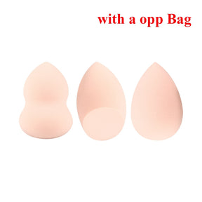 Different Sizes Makeup Sponge Dry&amp;Wet Use Cosmetic Puff Sponge maquiagem Foundation Powder Blush Beauty Tools with Storage Box