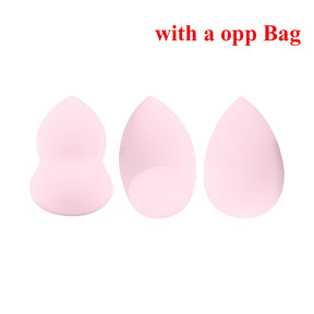 Different Sizes Makeup Sponge Dry&amp;Wet Use Cosmetic Puff Sponge maquiagem Foundation Powder Blush Beauty Tools with Storage Box