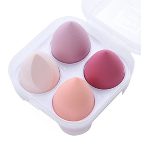 Different Sizes Makeup Sponge Dry&amp;Wet Use Cosmetic Puff Sponge maquiagem Foundation Powder Blush Beauty Tools with Storage Box