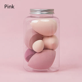 Different Sizes Makeup Sponge Dry&amp;Wet Use Cosmetic Puff Sponge maquiagem Foundation Powder Blush Beauty Tools with Storage Box