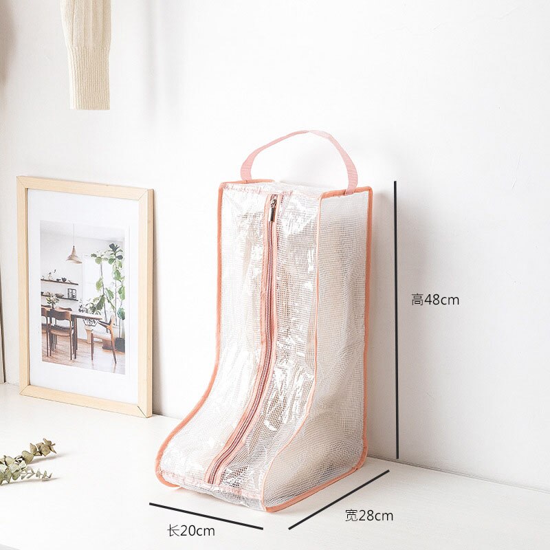 Dust-proof Rain Boots Storage Bag Portable Shoes Organizer Zipper Pouch Travel Shoes Protection Holder Bag Closet Organizer Bag