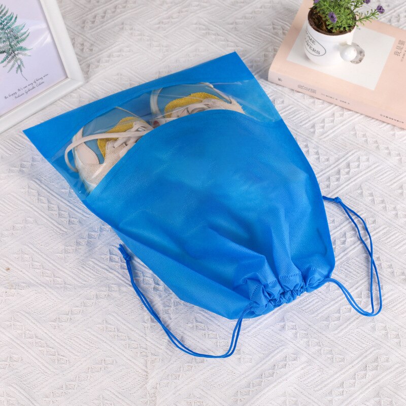 Dust-proof Rain Boots Storage Bag Portable Shoes Organizer Zipper Pouch Travel Shoes Protection Holder Bag Closet Organizer Bag