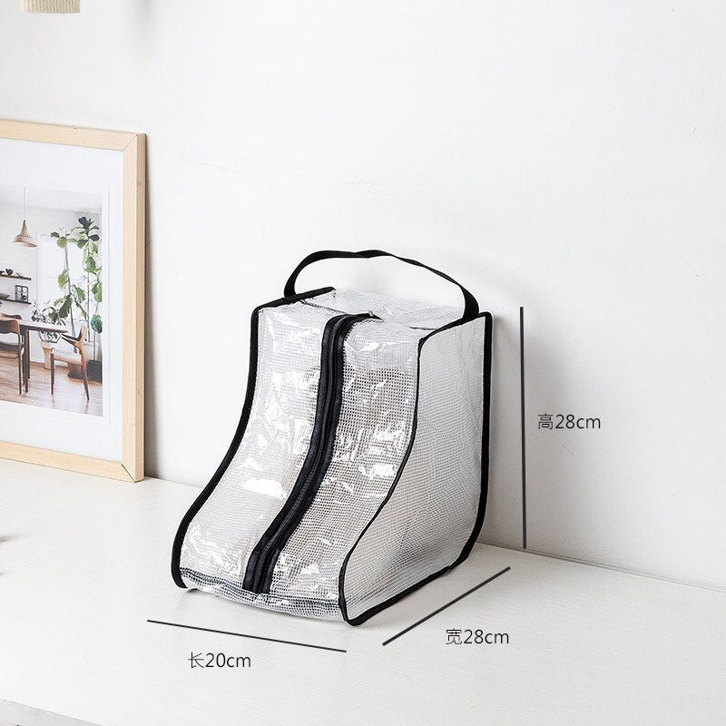 Dust-proof Rain Boots Storage Bag Portable Shoes Organizer Zipper Pouch Travel Shoes Protection Holder Bag Closet Organizer Bag