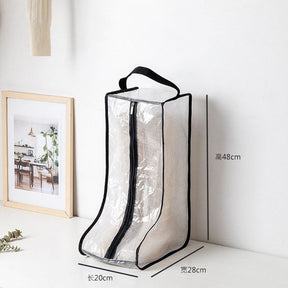 Dust-proof Rain Boots Storage Bag Portable Shoes Organizer Zipper Pouch Travel Shoes Protection Holder Bag Closet Organizer Bag