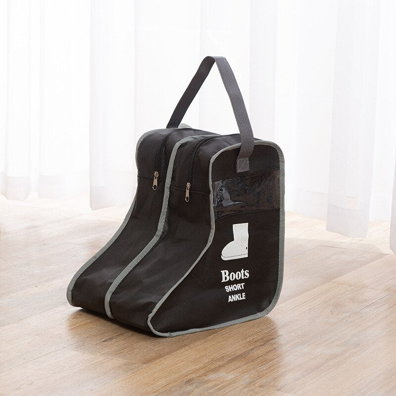 Dust-proof Rain Boots Storage Bag Portable Shoes Organizer Zipper Pouch Travel Shoes Protection Holder Bag Closet Organizer Bag