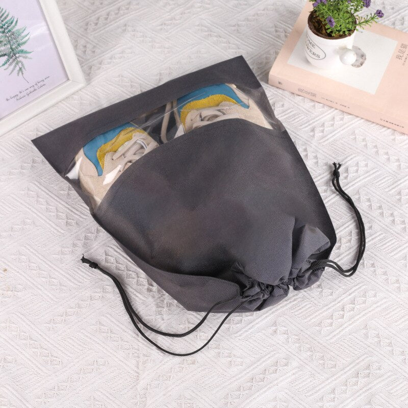 Dust-proof Rain Boots Storage Bag Portable Shoes Organizer Zipper Pouch Travel Shoes Protection Holder Bag Closet Organizer Bag