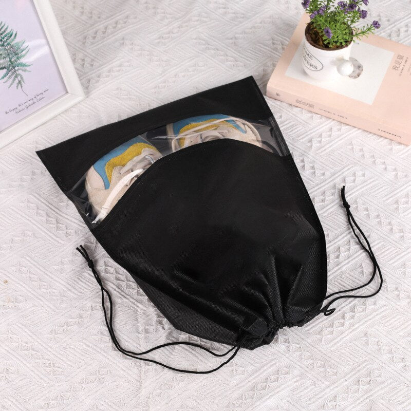 Dust-proof Rain Boots Storage Bag Portable Shoes Organizer Zipper Pouch Travel Shoes Protection Holder Bag Closet Organizer Bag