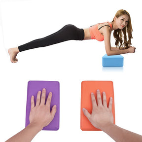 Gym Blocks Foam Brick Training Exercise Fitness Set Tool Yoga Bolster Pillow Cushion Stretching Body Shaping yoga blocks