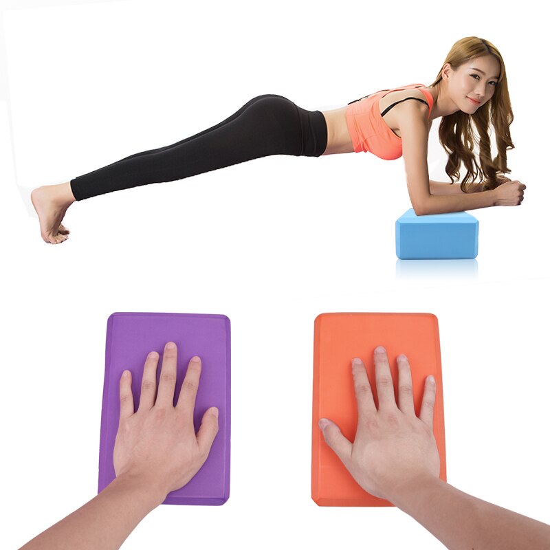 Gym Blocks Foam Brick Training Exercise Fitness Set Tool Yoga Bolster Pillow Cushion Stretching Body Shaping yoga blocks