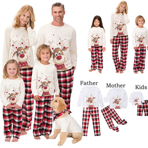 Family Christmas Pajamas Matching 2022 Mother Kids Baby Pyjamas Clothes Set Look Sleepwear Mother And Daughter Father Son Outfit