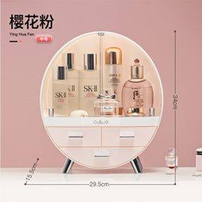 Fashion Big Capacity Cosmetic Storage Box Waterproof Dustproof Bathroom Desktop Beauty Makeup Organizer Skin Care Storage Drawer