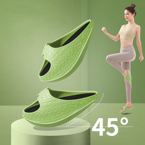 Fitness Rocking Shoes Body Shaping Slimming Leg Sports Shoes Sculpting Hip Thin Yoga Massage Rocking Shoes Shockproof Slipper