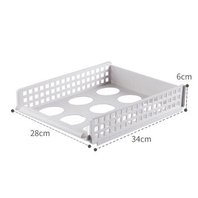 Foldable Clothes Organizer 2022 Wardrobe Storage Drawer Closet Layered Box Separator Partitions Rack Kitchen Bathroom Shelf