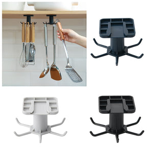 For Kitchen Organizer and Storage Kitchen Supplies Organizers Rotatable Rack Accessories Cabinet Organizer Hook Up Storage Rack