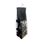 For Wardrobe Closet Transparent Storage Bag Hanging Handbag Organizer Door Wall Clear Sundry Shoe Bag with Hanger Pouch