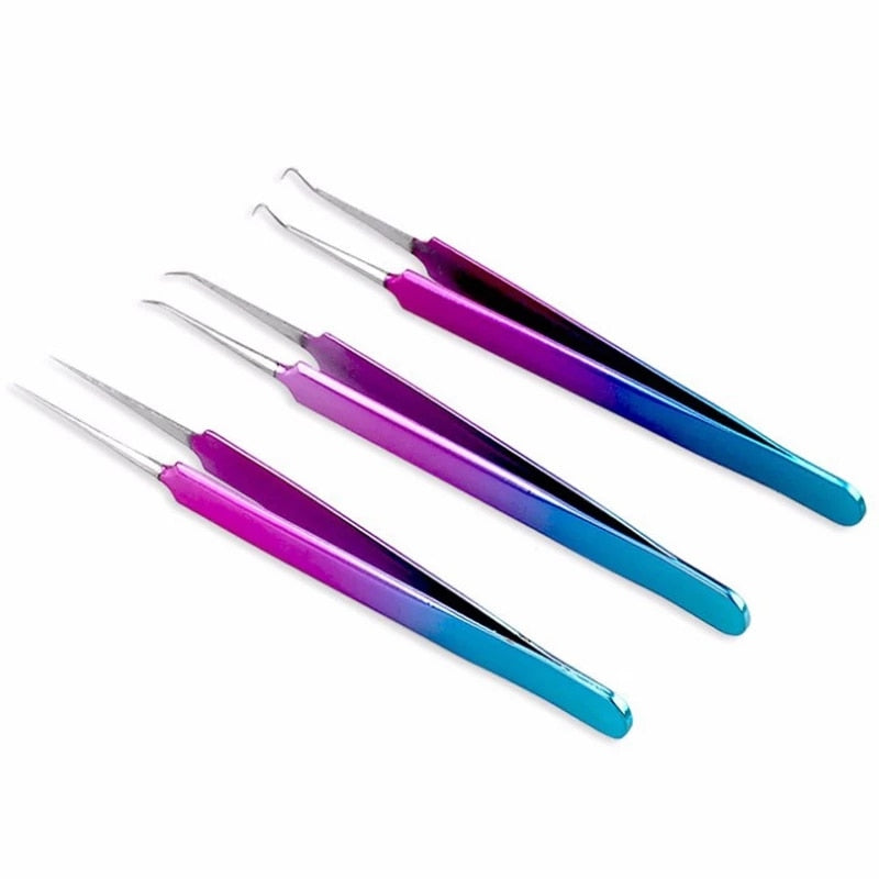 German Ultra-fine No. 5 Cell Pimples Blackhead Clip Tweezers Beauty Salon Special Scraping &amp; Closing Artifact Acne Needle Tool