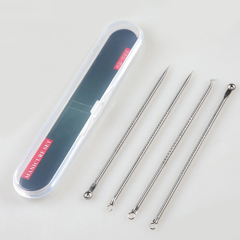 German Ultra-fine No. 5 Cell Pimples Blackhead Clip Tweezers Beauty Salon Special Scraping &amp; Closing Artifact Acne Needle Tools