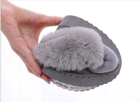 New Fashion Autumn Winter Cotton Slippers Rabbit Ear Home Indoor Slippers Winter Warm Shoes Womens Cute Plus Plush Slippers