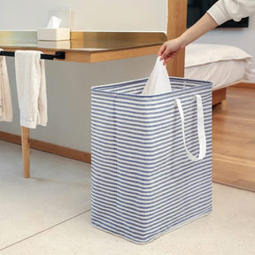 Home Slim Laundry Basket Hamper Storage Organizer 45L Collapsible Thin Dirty Clothes Basket Cesto Ropa Sucia