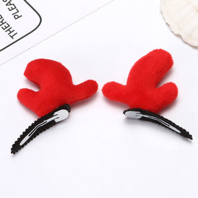 Hot Christmas adult children hair clip Santa Claus antler hairpin clip Christmas hat gift cute hair clip Accessories