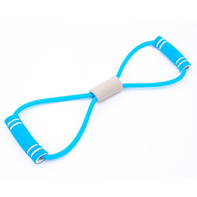 Hot Yoga Gum Fitness Resistance 8 Word Chest Expander Rope Workout Muscle Trainning Rubber Elastic Bands for Sports Exercise