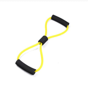 Hot Yoga Gum Fitness Resistance 8 Word Chest Expander Rope Workout Muscle Trainning Rubber Elastic Bands for Sports Exercise