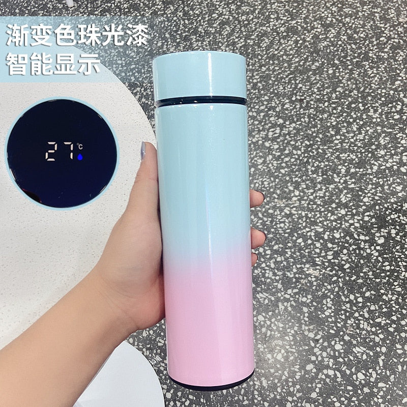 Intelligent Stainless Steel Thermos Bottle Temperature Display Water Bottle Vacuum Flasks Coffee Cup Gifts garrafa termica agua