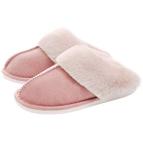 Winter New Cotton Slippers Outdoor Fashion Warm Indoor Bedroom Cotton Plush Shoes Fleece Fluffy Couple Memory