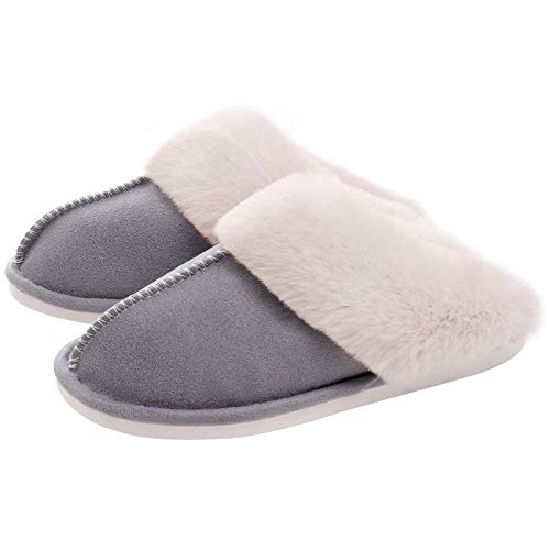 Winter New Cotton Slippers Outdoor Fashion Warm Indoor Bedroom Cotton Plush Shoes Fleece Fluffy Couple Memory