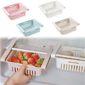 Kitchen Storage Rack Organizer Refrigerator  Basket Shelf Box Holder Food Storage Container Kitchen Accessories Fridge Organizer