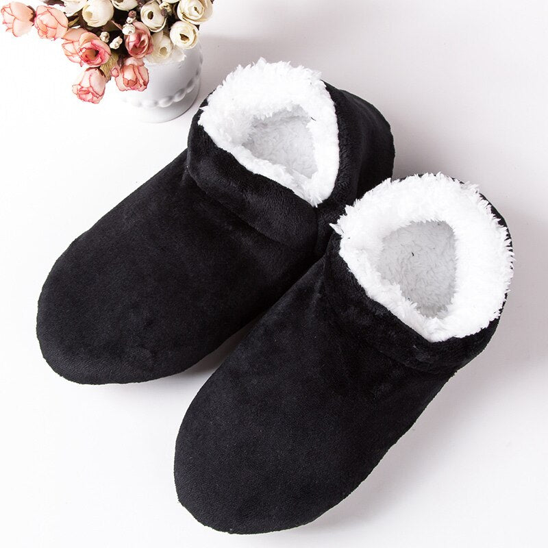 Lowest Price Online Winter house Slippers For Men Suede Plush Floor Slippers Lazy Shoes Home Slippers Big size 47 Male slippers