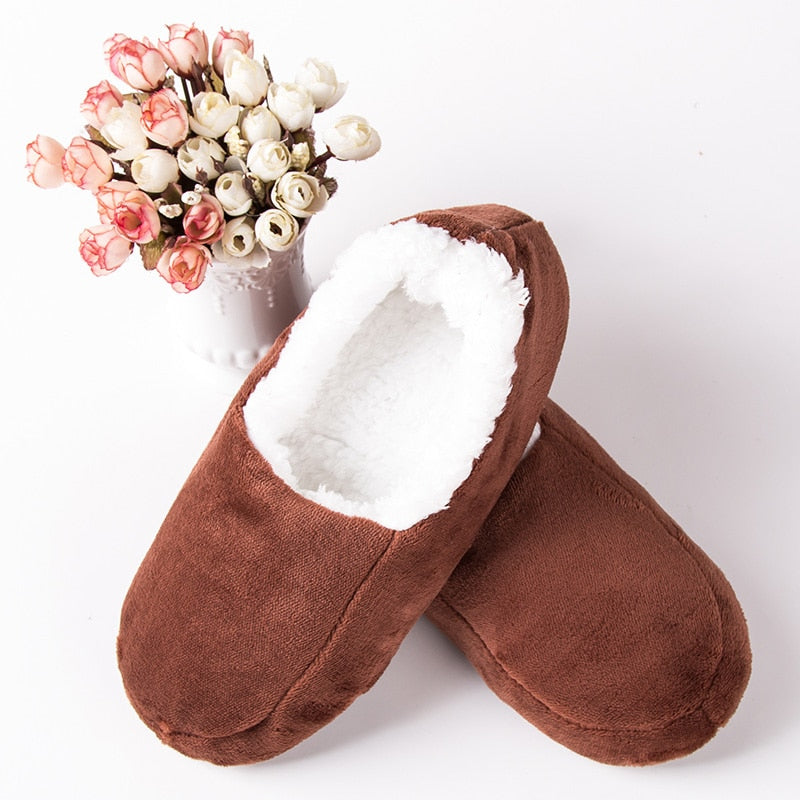 Lowest Price Online Winter house Slippers For Men Suede Plush Floor Slippers Lazy Shoes Home Slippers Big size 47 Male slippers